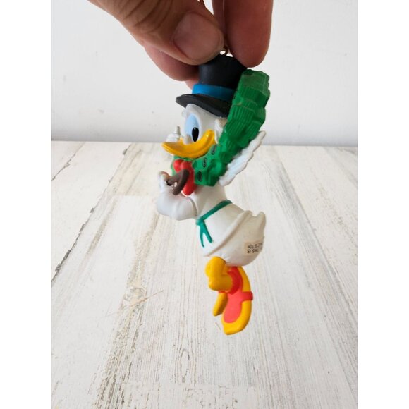 Vintage grolier Donald duck wreath ornament money Angel Xmas tree Scrooge - Picture 4 of 5